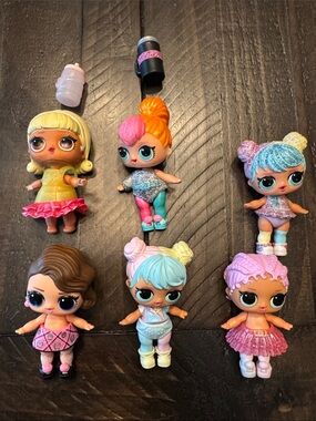 LOL Surprise! Mini Doll Lot - Colorful Glittered Dolls